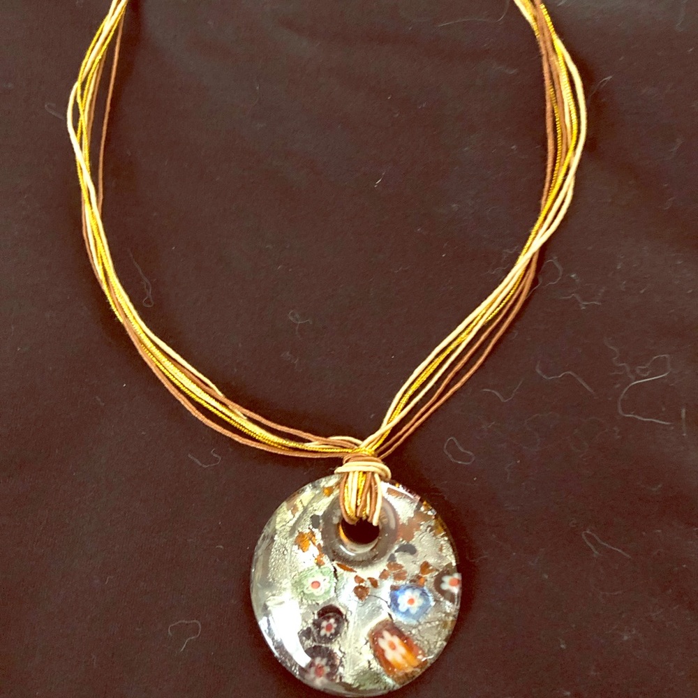 Venetian blow glass pendent
